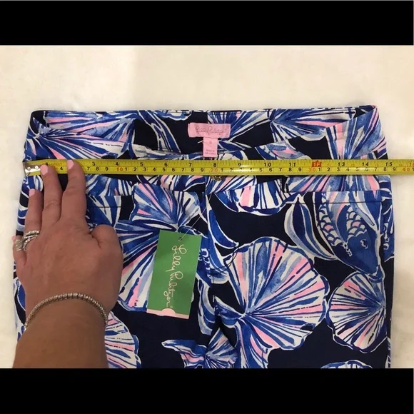 LILLY PULITZER NWT Seashell Pants Size 0 Pretty Feminine Dainty Summer - Picture 3 of 6